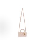 DIOR迪奥 Lady D-Joy ⼿提包 超迷你 ⼥款 胭脂粉色